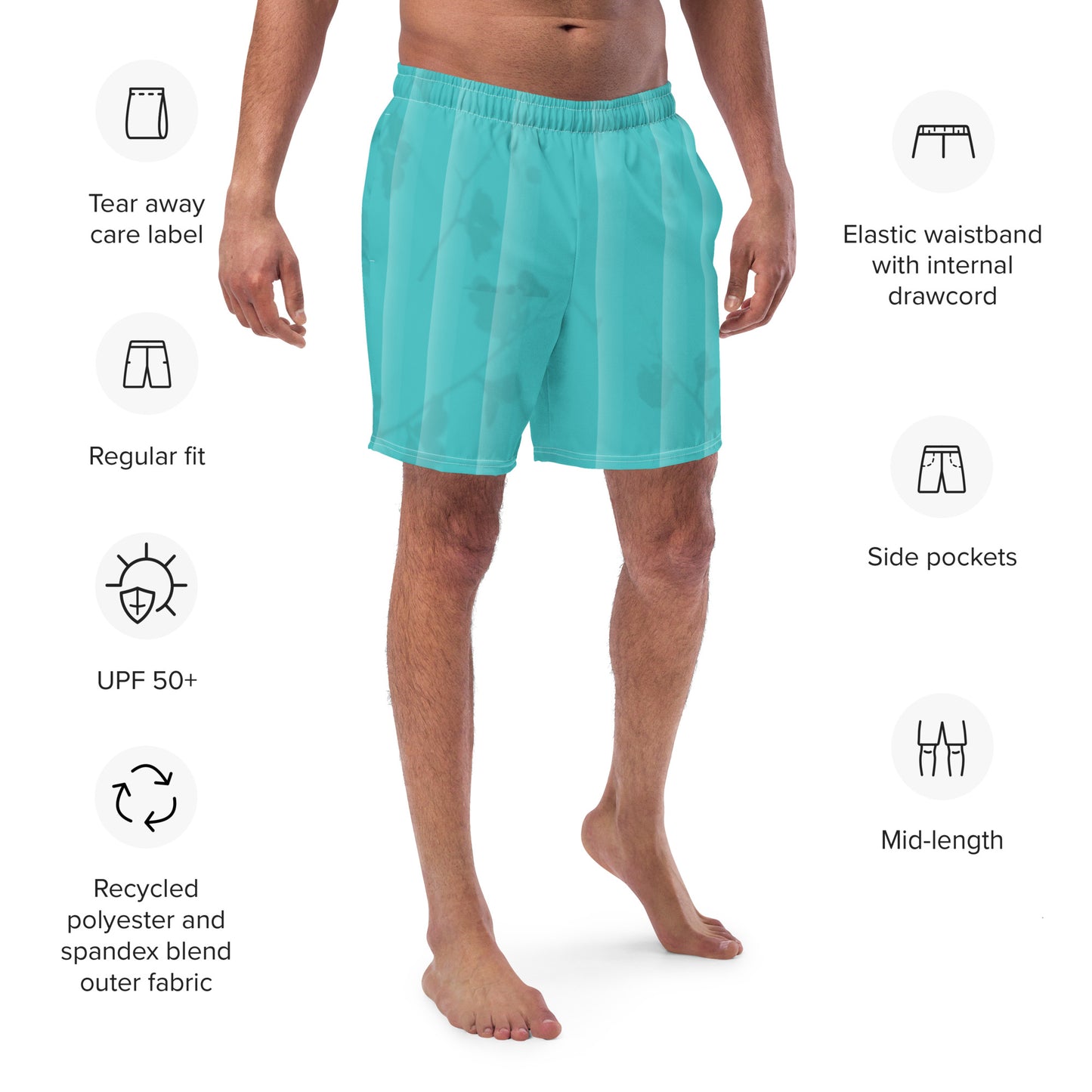 Gettin' Nauti Swim Trunks