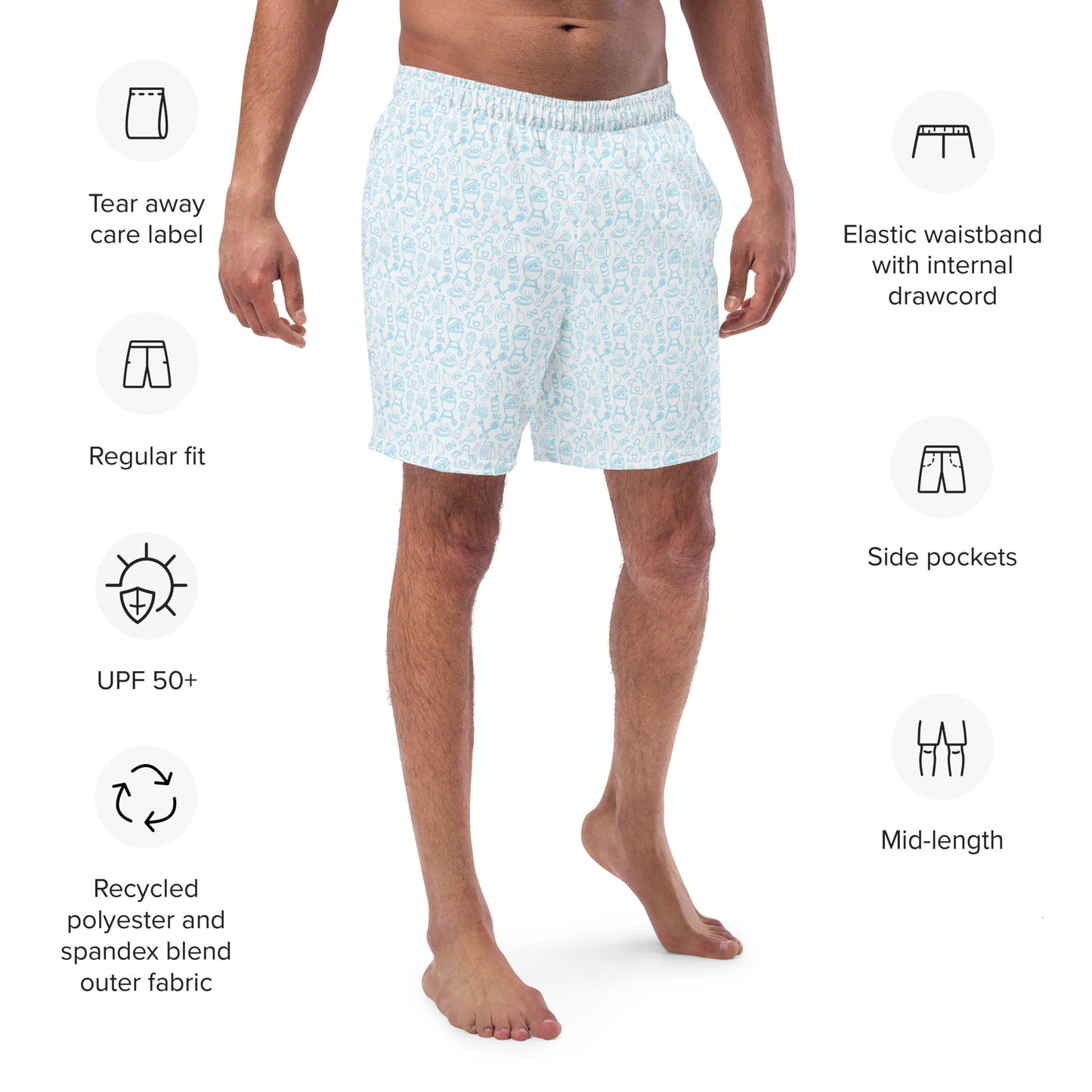 Grill Master Swim Trunks