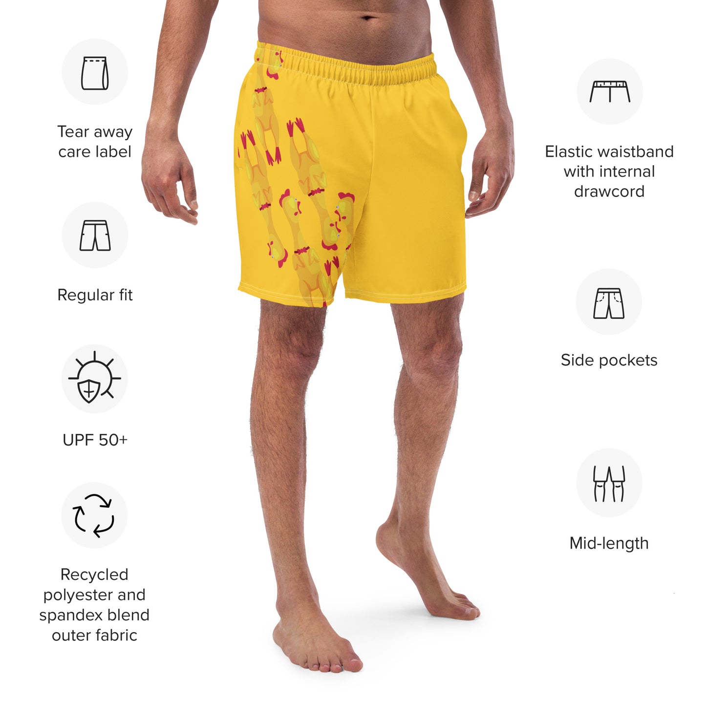A Lil' Cocky Swim Trunks