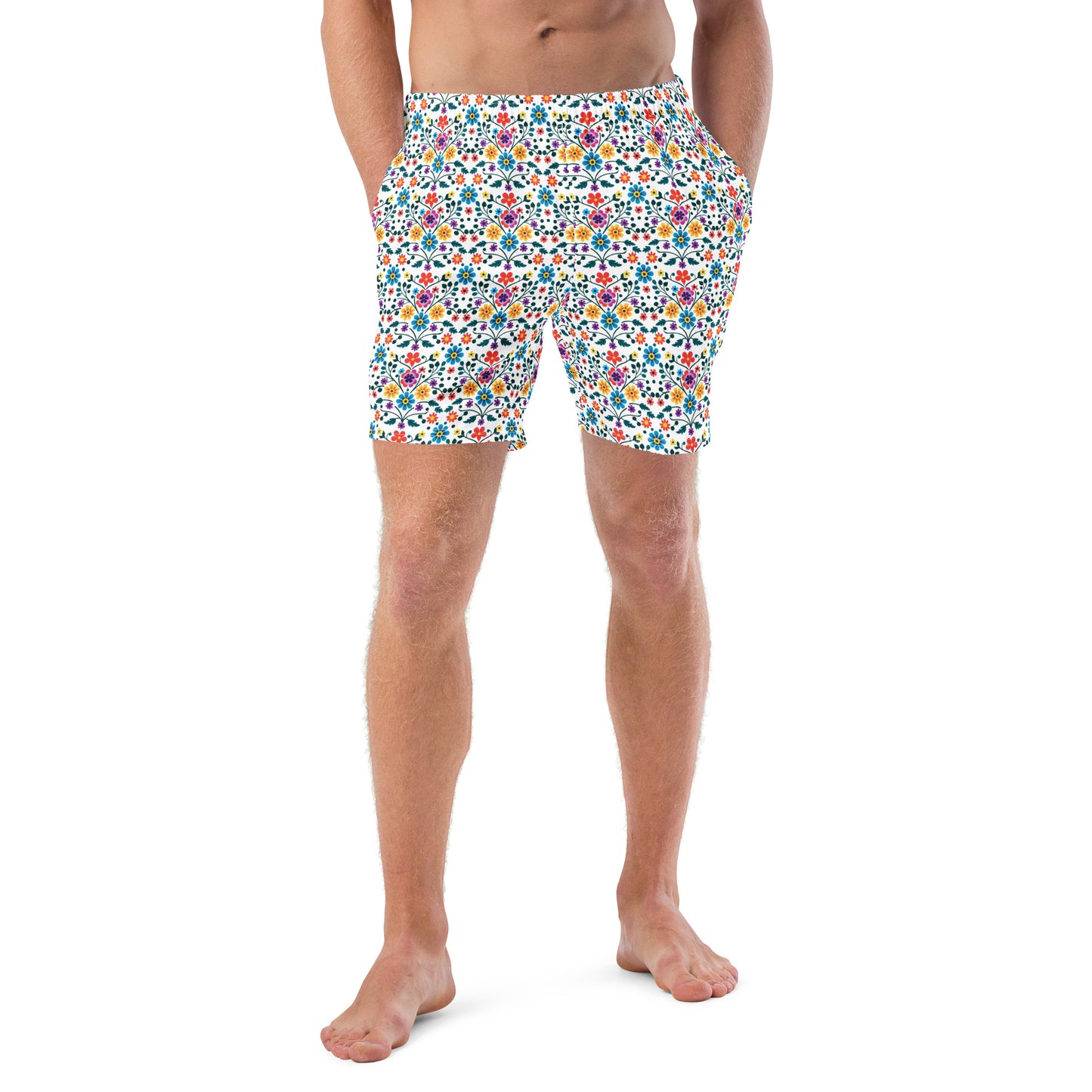 El Gringo Flamingo Swim Trunks
