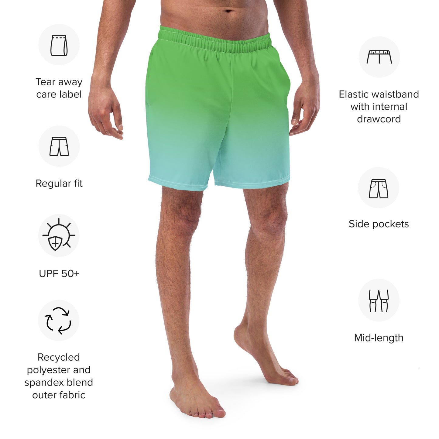 Midlife Mirage Swim Trunks