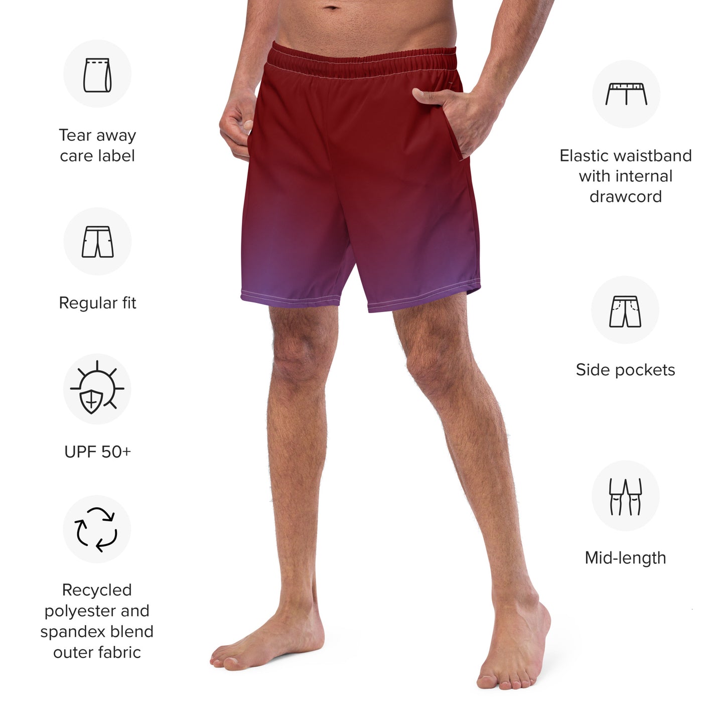 Two-Timin' Swim Trunks