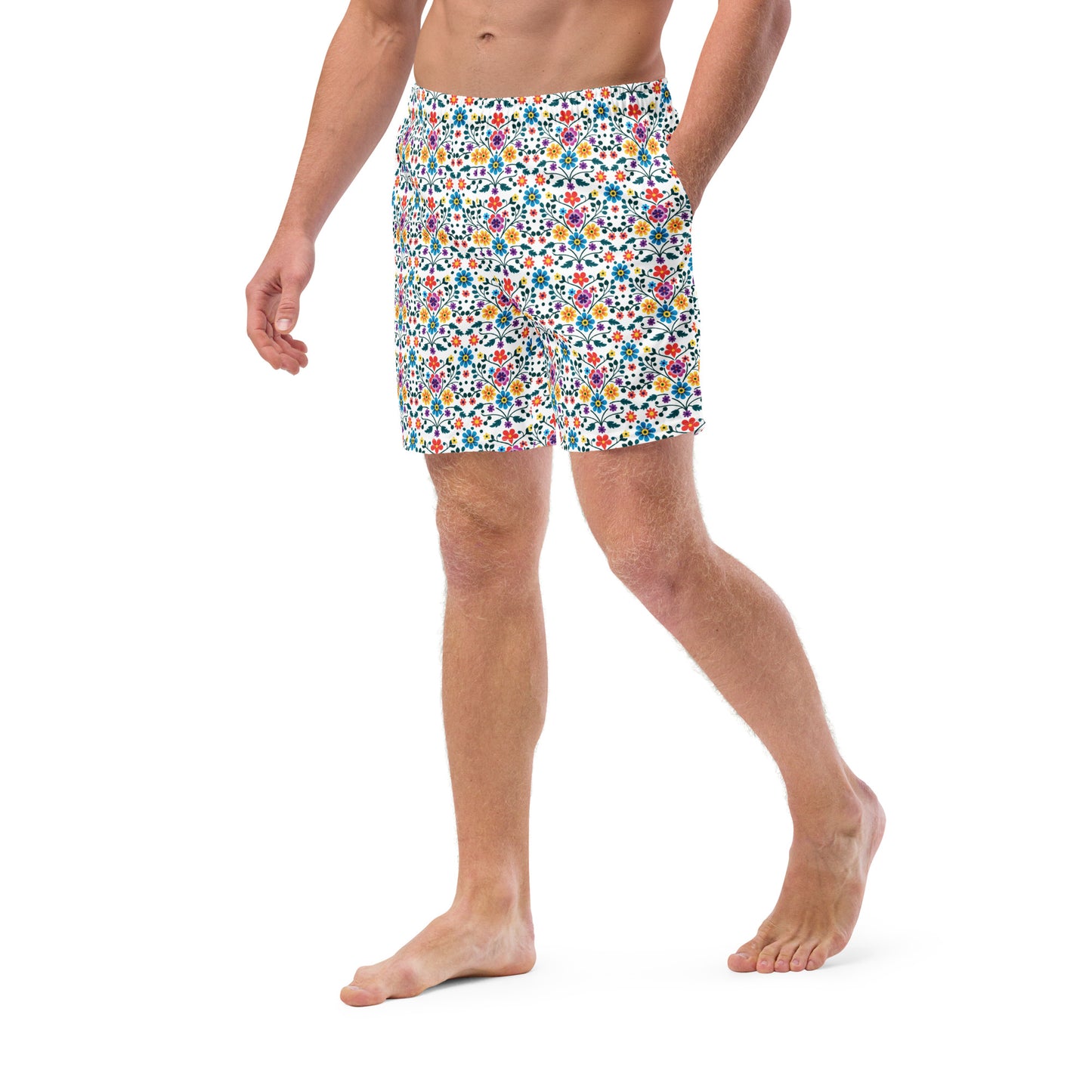 El Gringo Flamingo Swim Trunks
