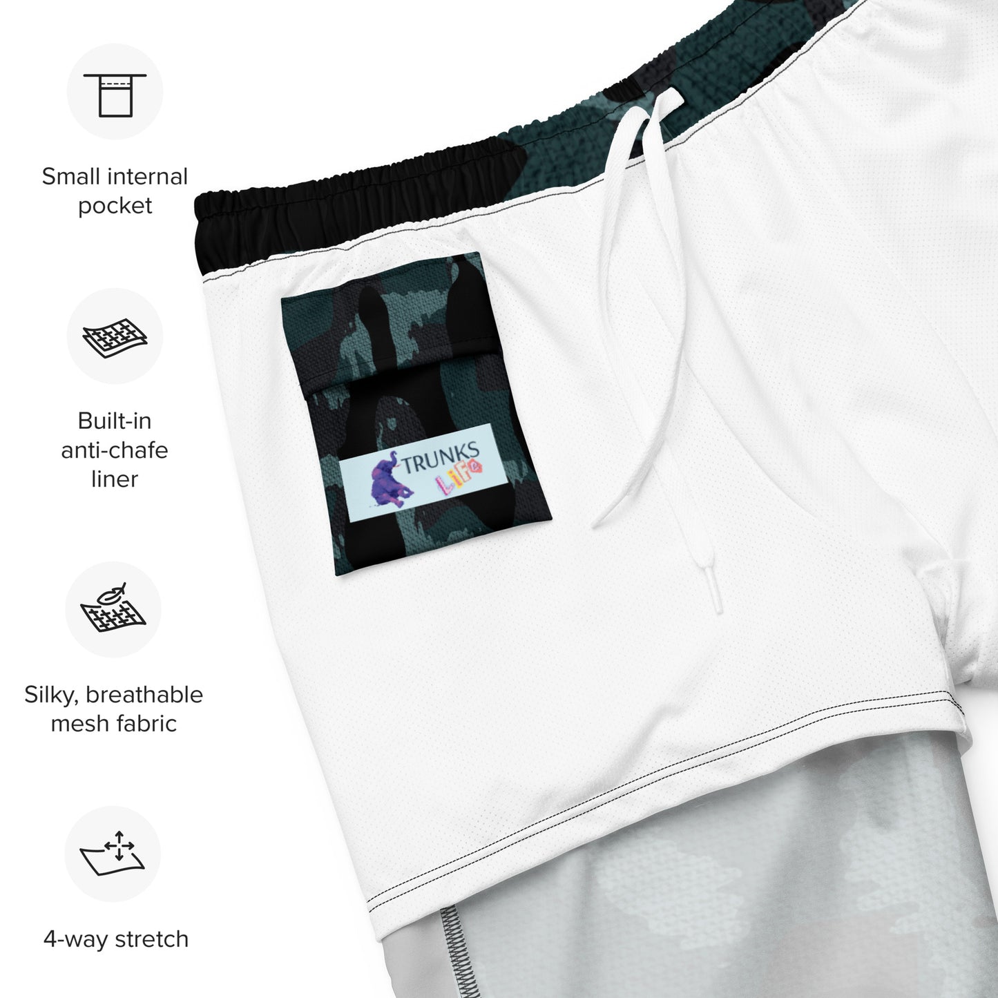 Club Camo Swim Trunks
