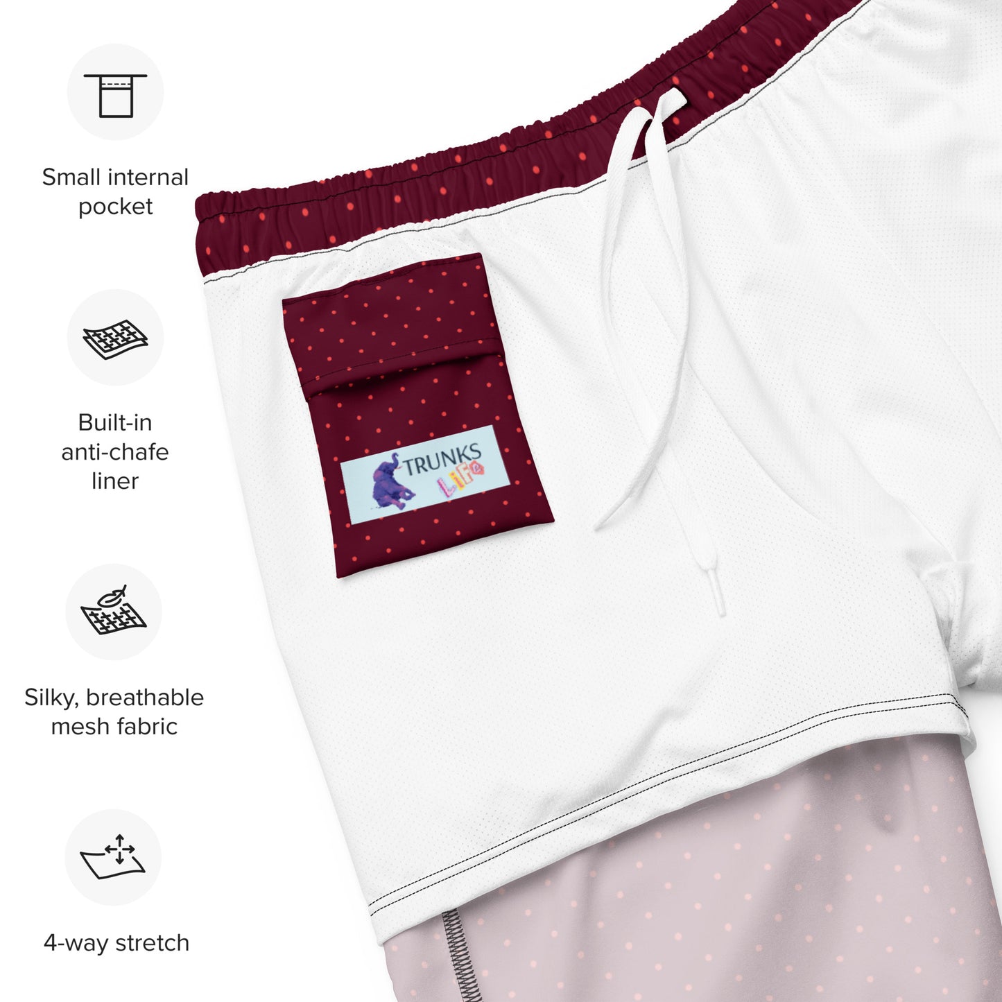 Dot Matrix Swim Trunks