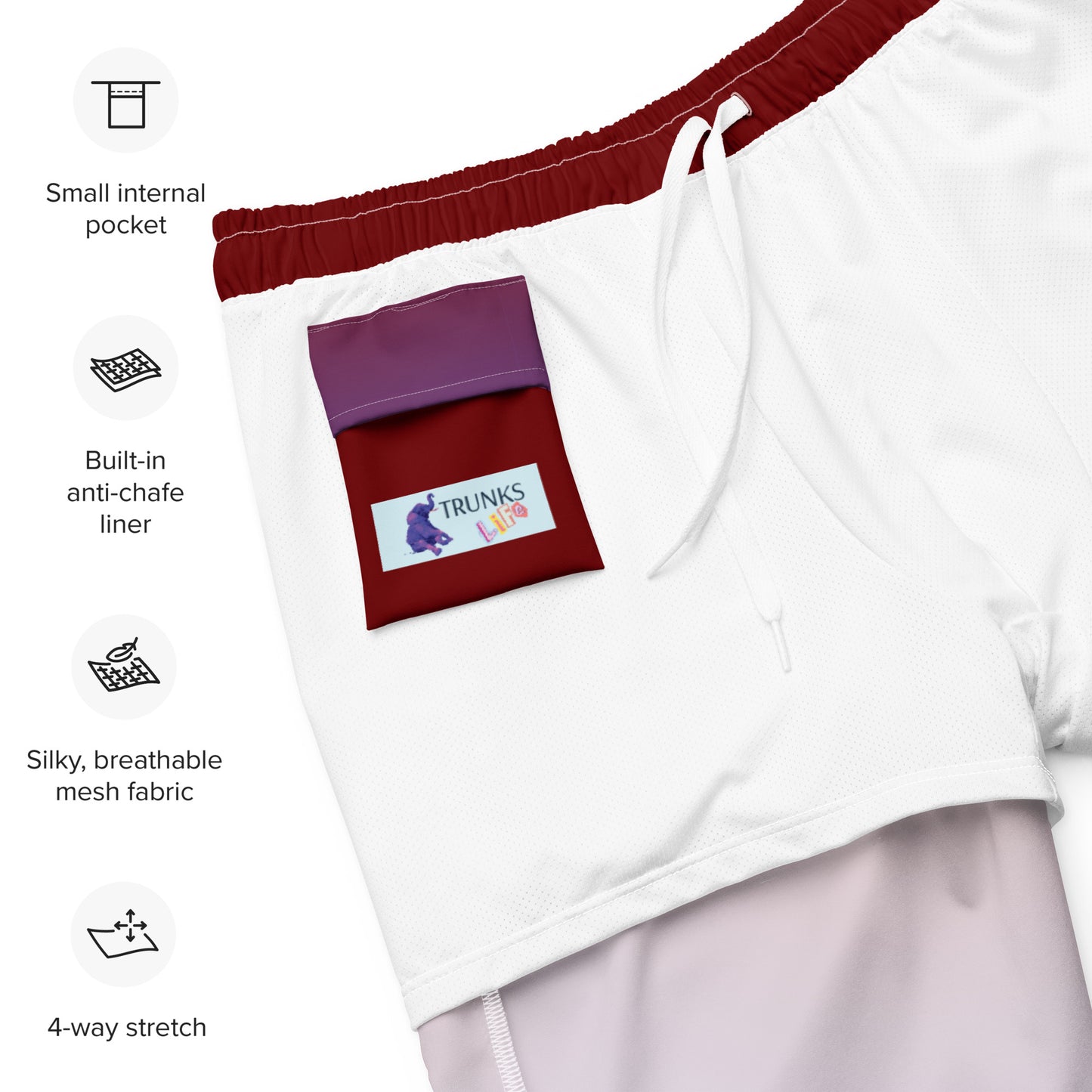Two-Timin' Swim Trunks