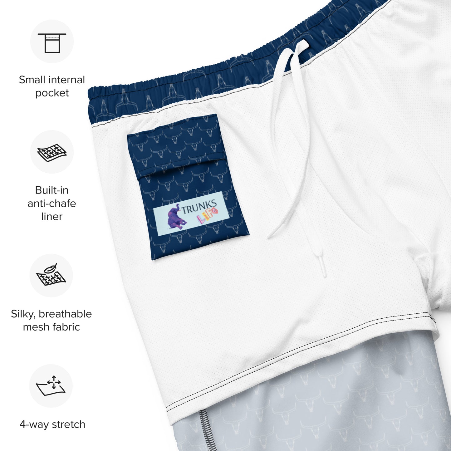 Pure Grit Swim Trunks