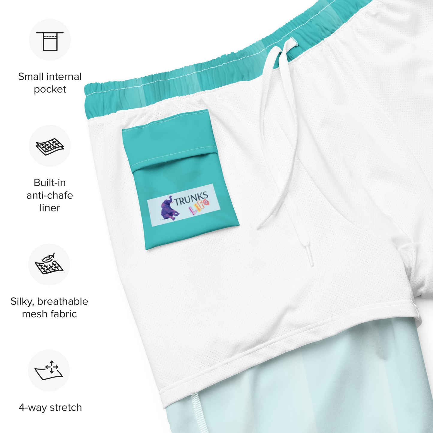 Gettin' Nauti Swim Trunks