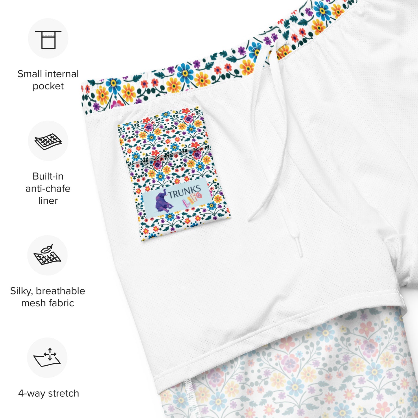 El Gringo Flamingo Swim Trunks