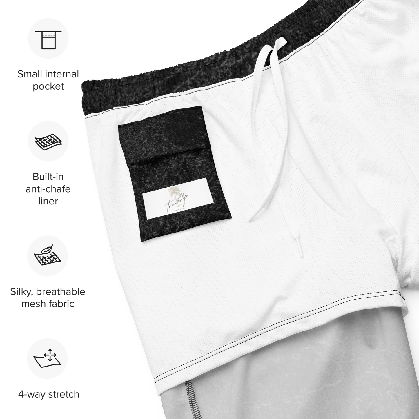 Graphite Glide Swim Trunks