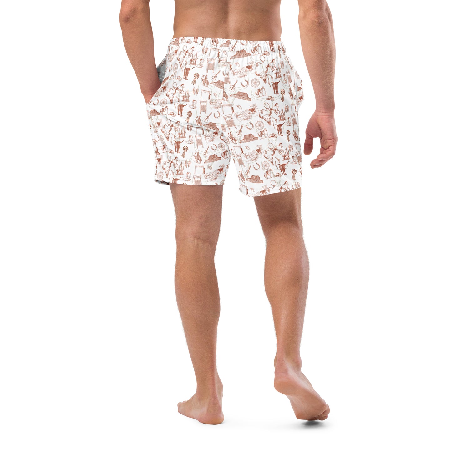 Western Wear Swim Trunks