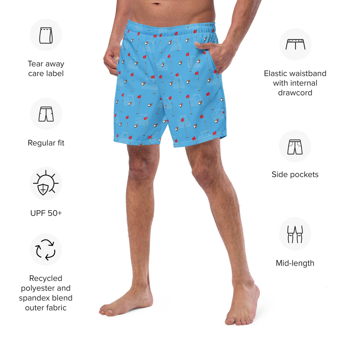 Fireball Swim Trunks