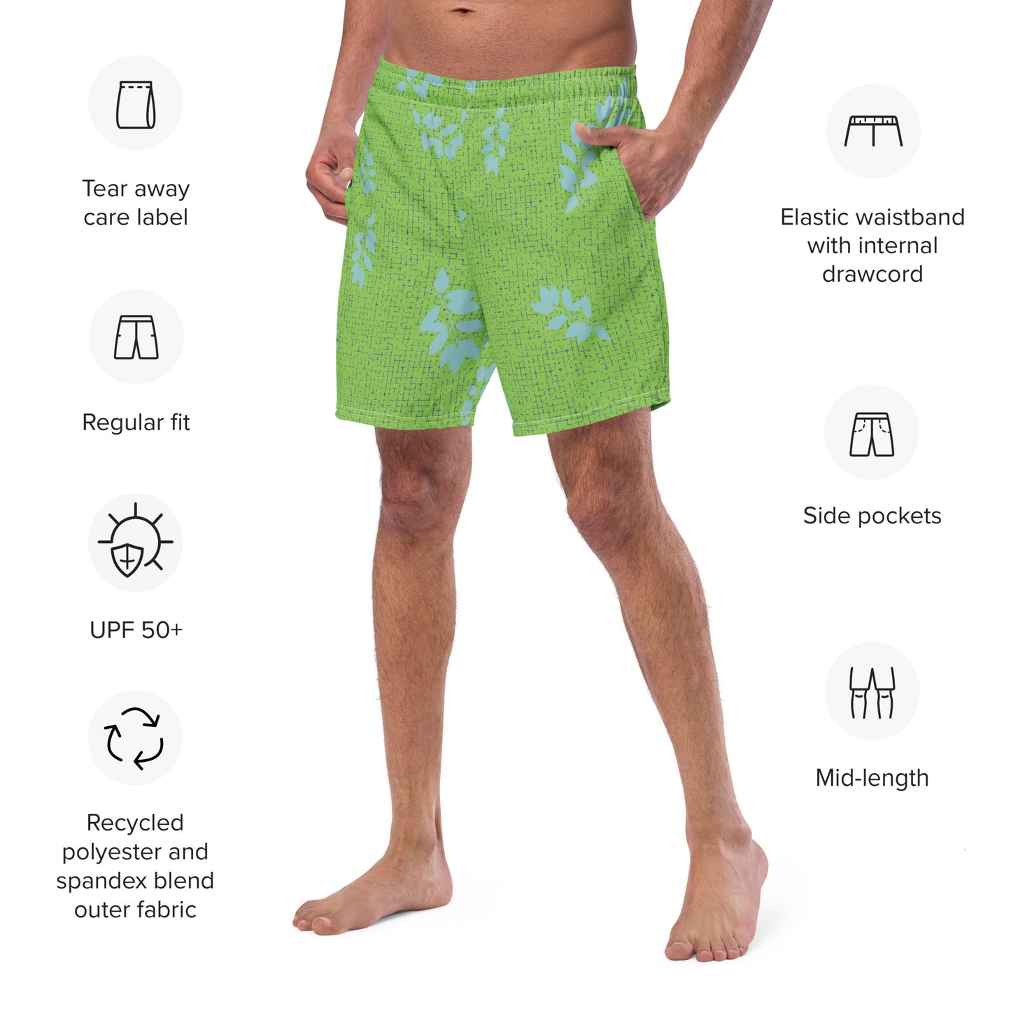 Lagoon Escape Swim Trunks