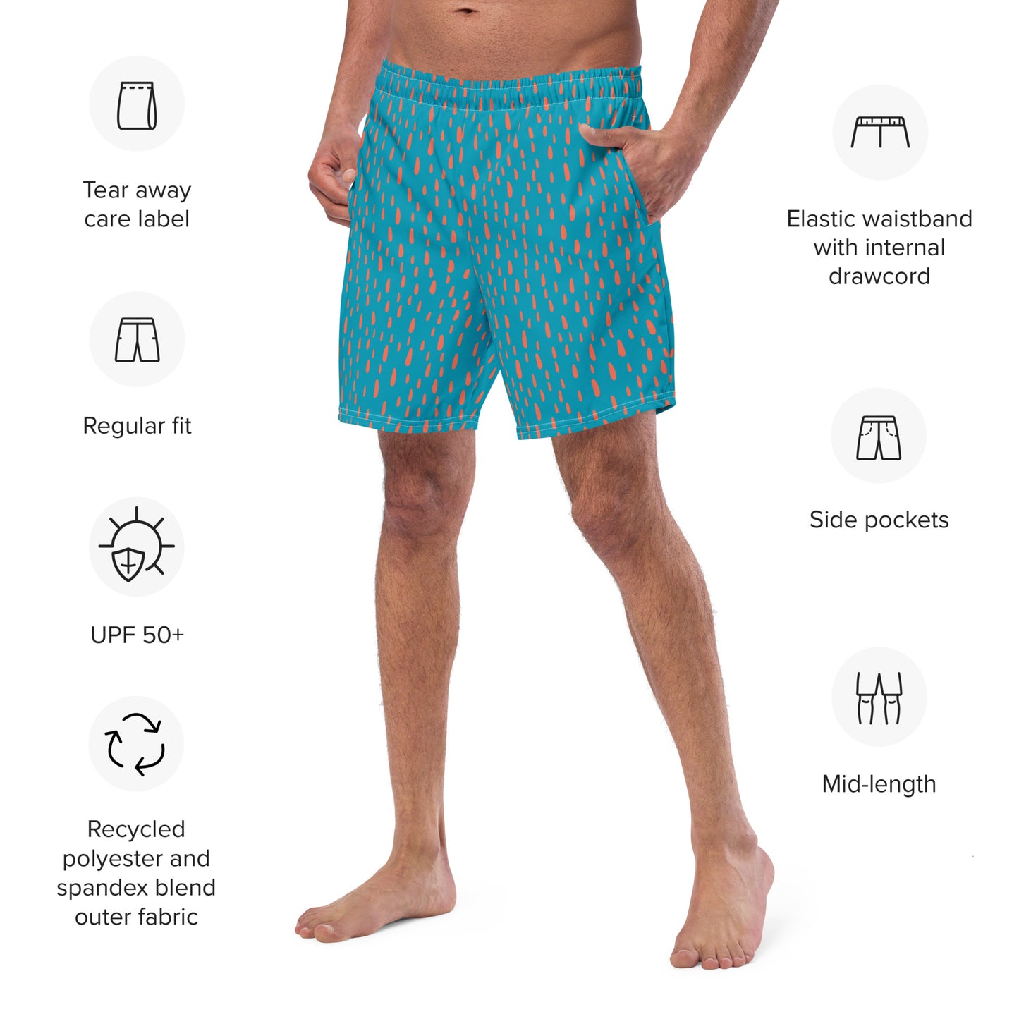 Controlled Burn Swim Trunks