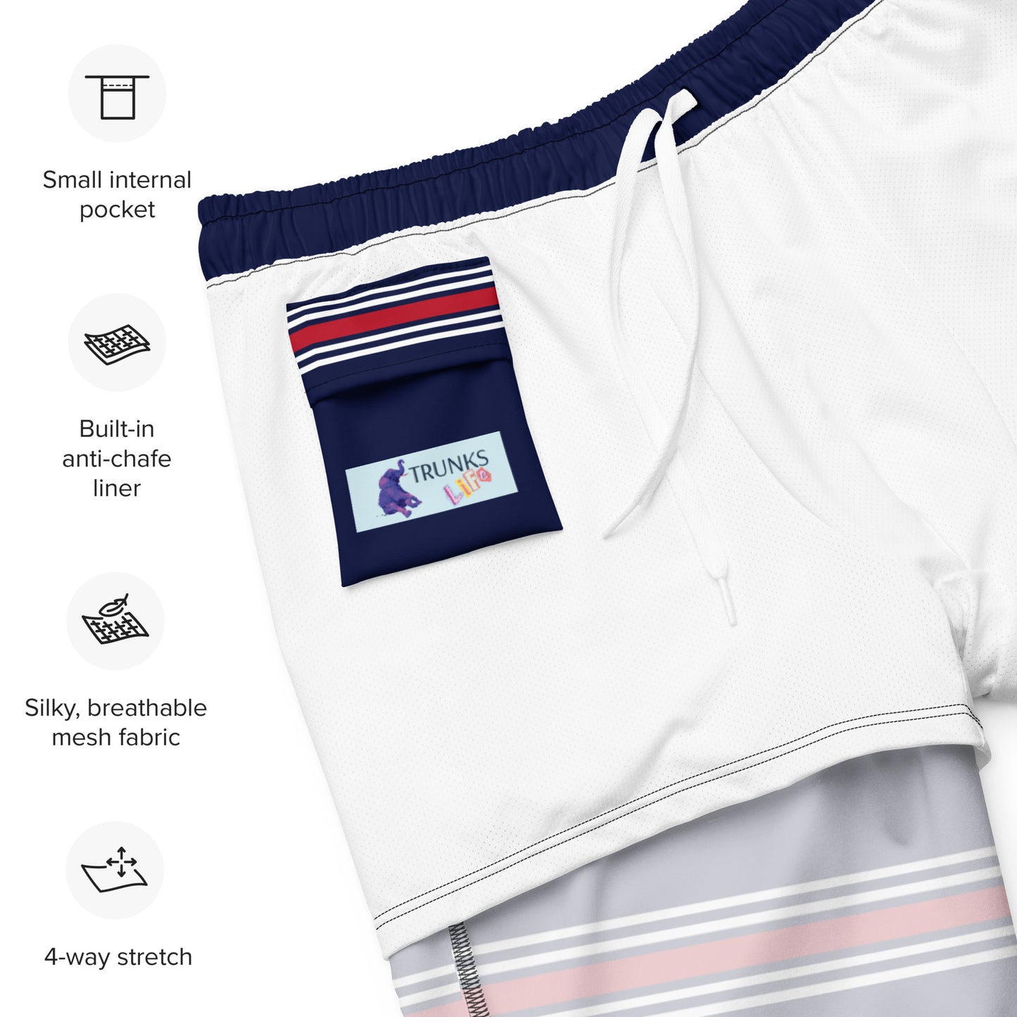 Liberty Stripes Swim Trunks